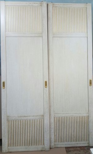Двери для шкафа купе с фрезеровкой Михайловка